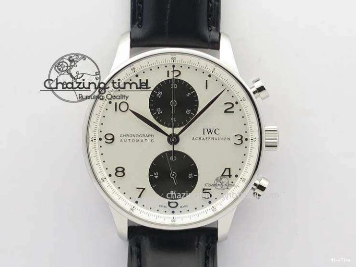 MIROTIME 0109 Portuguese Real PR IW500703 ZF 1:1 Best Edition On Black Leather Strap A Durable 7370